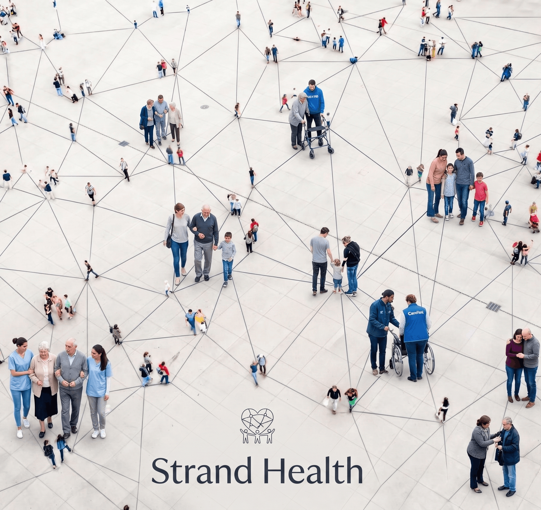 Strand Healthcare Platform interface showing the practice management dashboard